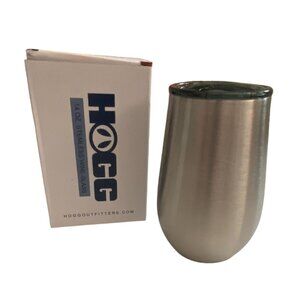HOGG 14 oz Stainless Steel Stemless Wine Glass-NEW